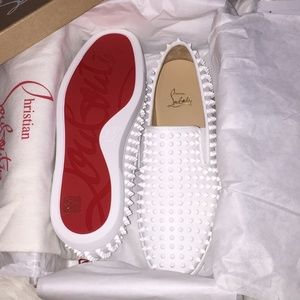 Men's Christian Louboutin Roller-Boat Flat Studs
